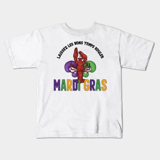 Crawfish Mardi Gras Kids T-Shirt